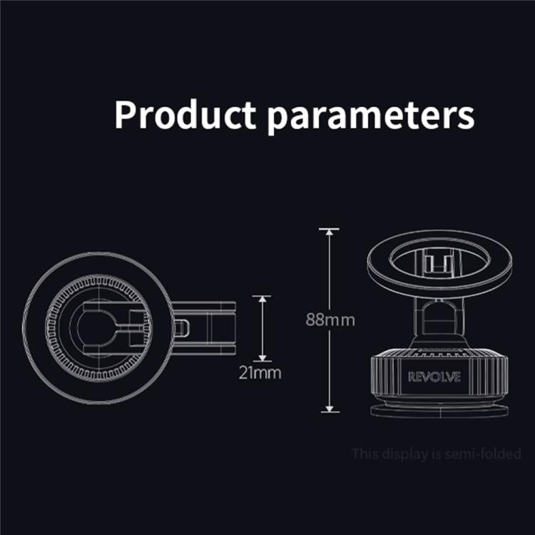 Z25 Vacuum Suction Magnetic Mount Bracket Foldable Car Phone Holder, Z25