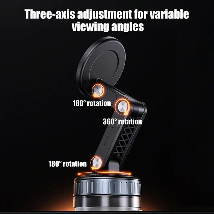 X51 Foldable Magnetic Cellphone Holder Car Dashboard Suction Cup Navigation Phone Holder, X51
