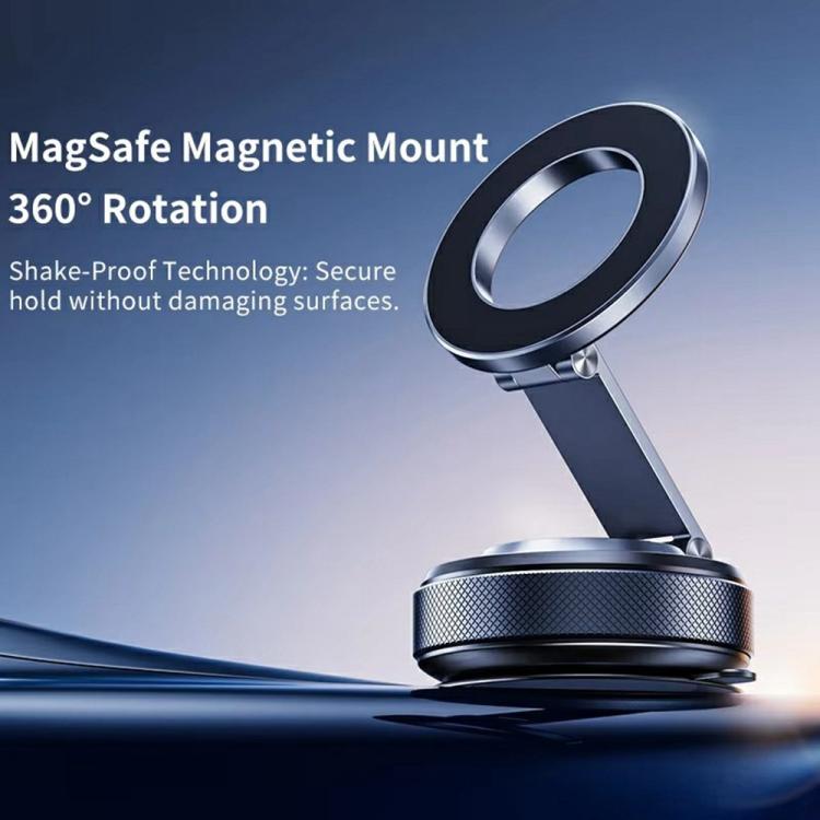 X69 Dashboard Windshield Suction Cup Base 360 Degree Rotation Magnetic Car Phone Holder, X69
