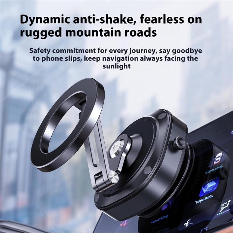 X74 Car Dashboard Electric Vacuum Suction Cup Magnetic Phone Holder, X74