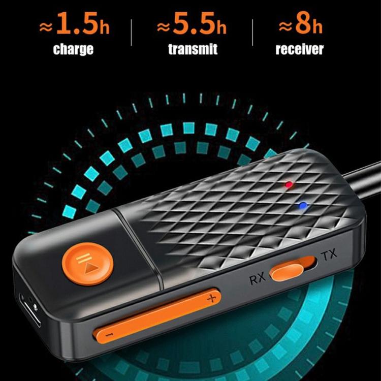T90 Wireless Audio Transmitter Receiver AUX 3.5mm Car Bluetooth Adapter, T90