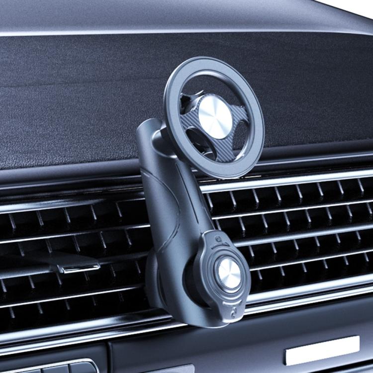 C243C Vehicle Air Vent Cellphone Navigation Bracket Rotating Magnetic Car Phone Holder