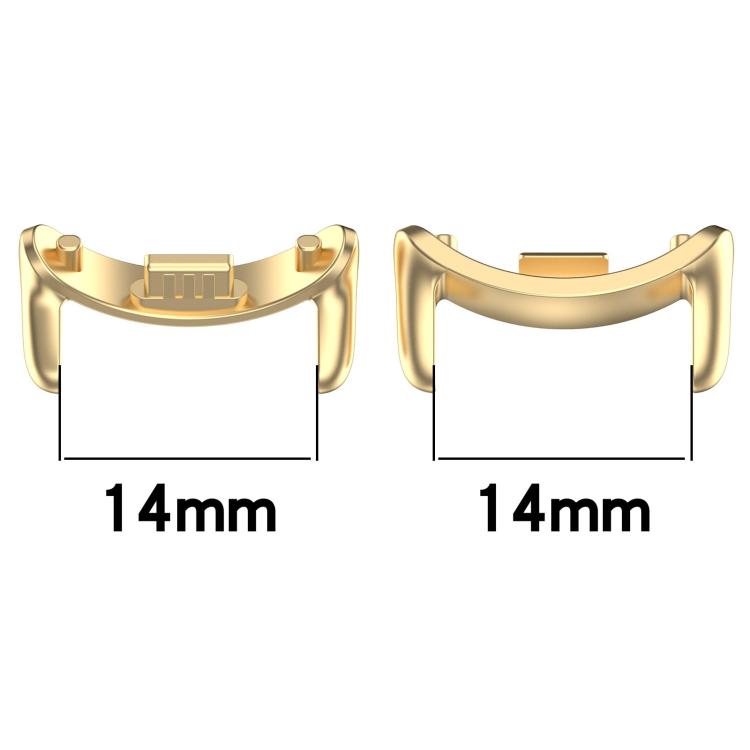 1 Pair 14mm Stainless Steel Metal Tip Link Bracelet Connectors