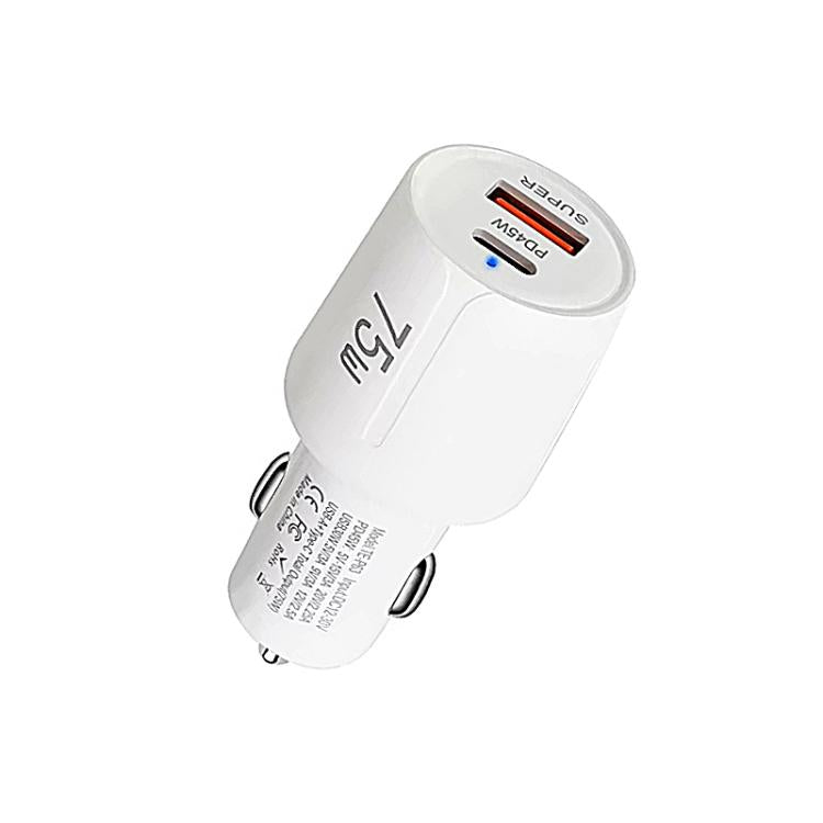 TE-P63 PD45W USB-C+USB 3.0 Multi Compatibility Protocol Car Charger, TE-P63
