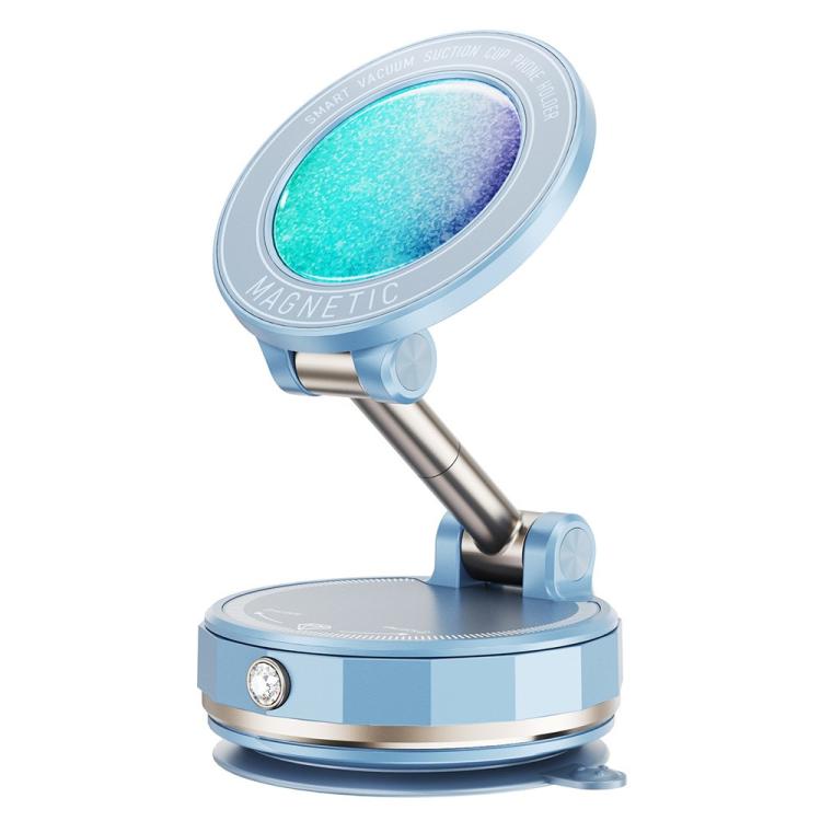 SD17 Rhinestone Epoxy Design Starry Sky Pattern Folding Car Phone Navigation Vacuum Suction Holder, SD17 (Black), SD17 (Blue), SD17 (Purple)
