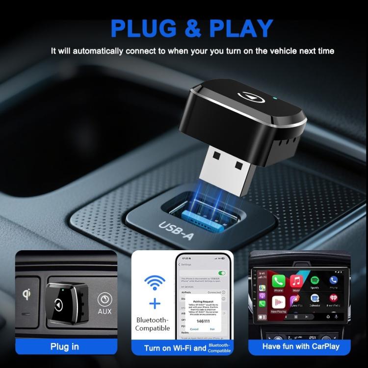 M39 CarPlay / Android Auto Vehicles 2 in 1 AI Box Wireless Car Adapter, M39