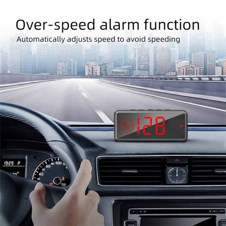 C79 Overspeed Head-Up Warning Device Vehicle Multifunctional HUD GPS Speedometer Display