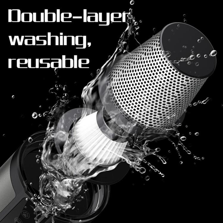 D28 Inflator Camping Light Digital Display High Suction Power Multifunctional 3 in 1 Car Vacuum Cleaner