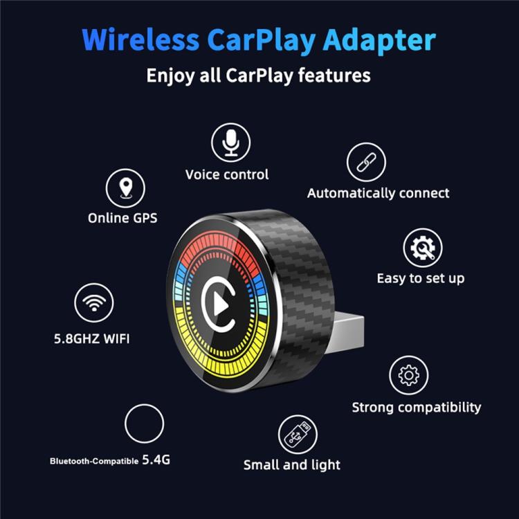 M47 2 in 1 AI Box CarPlay / Android Auto Wired to Wireless Converter Car Wireless Adapter, M47