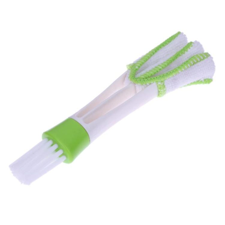 2 PCS Plastic Car Cleaning Brush Double Ended Car Air Vent Slit Cleaner Brush Dusting Blinds Keyboard Cleaning Brushes Cleaner, 2 PCS