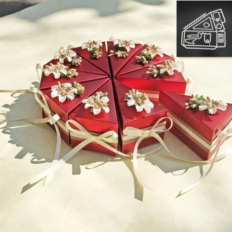 DIY Cake Box Decorative Knife Mold For Clip Art Embossed Decorative Crafts, Cake Box Shape