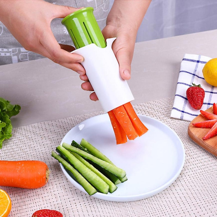 Vegetable Cucumber Divider Carrot Slicer Splitter Gadget Cutting Tool, Carrot Slicer