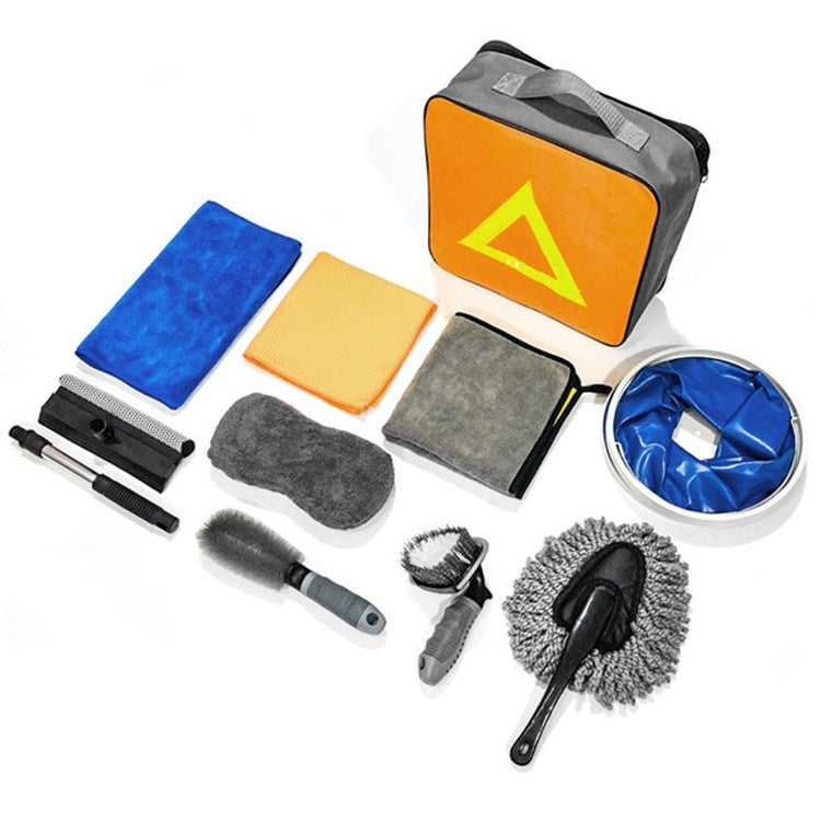 10 in 1 Car Cleaning Tool Car Wash Beauty Tool Set, 10 in 1
