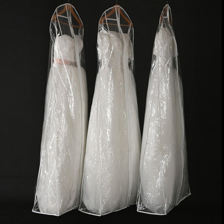 Transparent Coat Wedding Dress Gown Protective Cover Dust Cover Storage Bag, Wedding Dress Cover