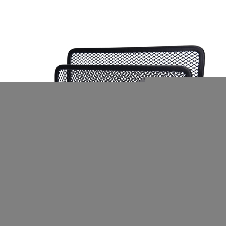 Mesh Letter Sorter Mail Document Tray Black Desk Office File Storage Rack, Mesh Letter Sorter