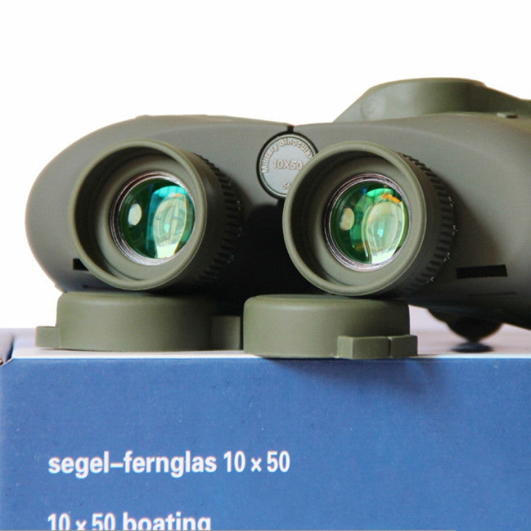 Bostron Telescope High-definition Navigation Floating 10X50 with Compass Waterproof Ranging Low Light Level Night Vision Binoculars, 10X50