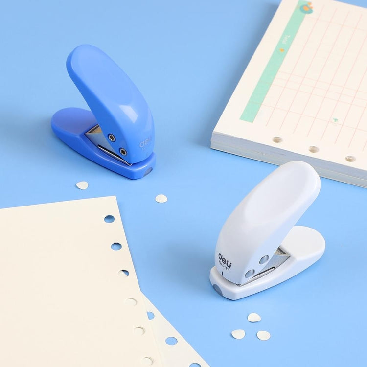Deli Mini Small Hole Punch Single Circular Hole Punch Machine Manual Hole Punch, Size: 6x5.5cm, Random Color Delivery, Manual Hole Punch