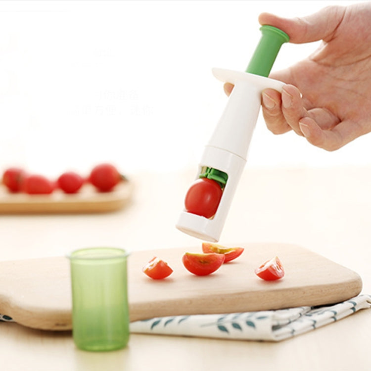 ORGANBOO Cherry Slicer Fruit Vegetable Cutter Multifunctional Grape Tomato Slicers Kitchen Gadgets, Cherry Corer 1