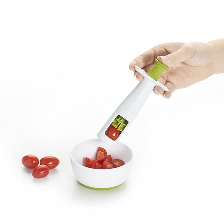 ORGANBOO Cherry Slicer Fruit Vegetable Cutter Multifunctional Grape Tomato Slicers Kitchen Gadgets, Cherry Corer 1