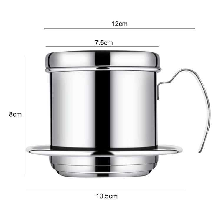 Stainless Steel Filter-free Paper Coffee Filter Pot, Coffee Filter Pot