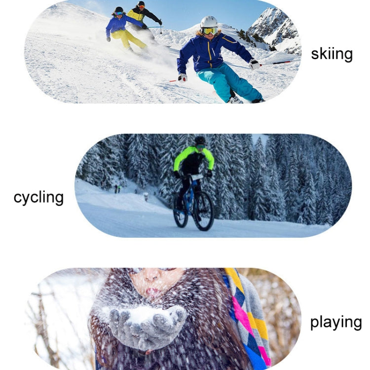 1 Pair WZ-207 Outdoor Warm And Windproof Thickened Cycling Sports Anti-fall Gloves, WZ-207 (Blue Pink), WZ-207 (Gray Pink), WZ-207 (Coffee Gray), WZ-207 (Pink Gray)