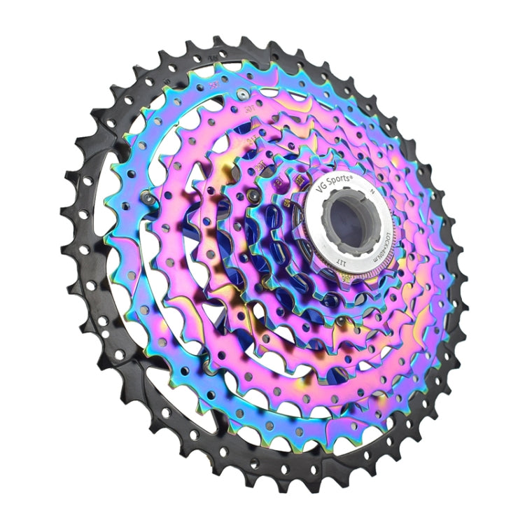 VG Sports Split Mountain Bike Lightweight Cassette Flywheel, 8 Speed 42T (Colorful), 9 Speed 42T (Colorful), 10 Speed 42T (Colorful), 10 Speed 50T (Colorful), 11 Speed 50T (Colorful), 12 Speed 50T (Colorful)