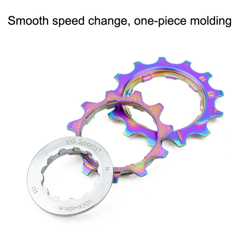 VG Sports Split Mountain Bike Lightweight Cassette Flywheel, 8 Speed 42T (Colorful), 9 Speed 42T (Colorful), 10 Speed 42T (Colorful), 10 Speed 50T (Colorful), 11 Speed 50T (Colorful), 12 Speed 50T (Colorful)