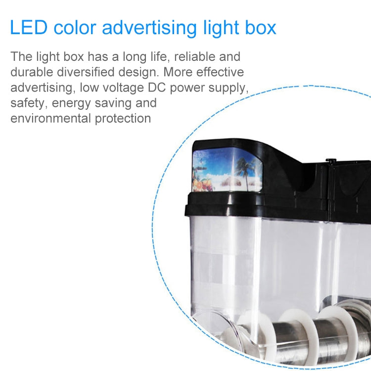 Single Cylinder Snow Melting Machine Large Capacity Smoothie Machine Milk Tea Shop Desktop Slush Fruit Juice Machine, US Plug, UK Plug, EU Plug, AU Plug