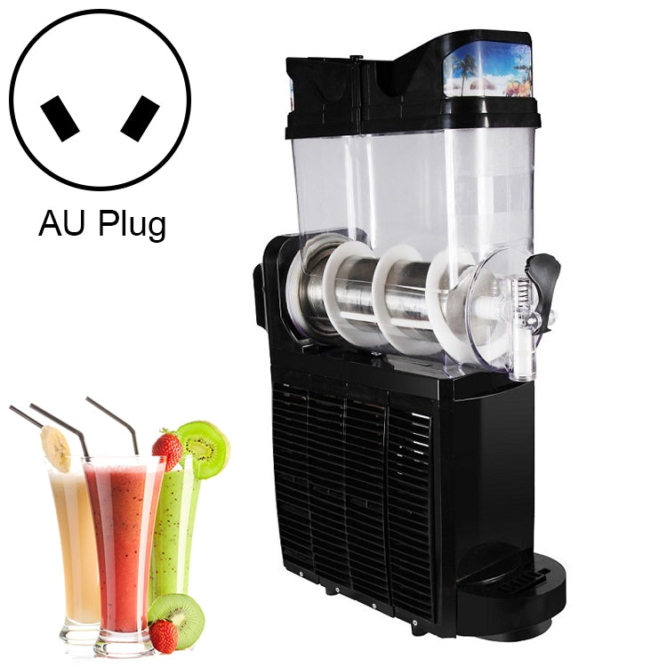 Single Cylinder Snow Melting Machine Large Capacity Smoothie Machine Milk Tea Shop Desktop Slush Fruit Juice Machine, US Plug, UK Plug, EU Plug, AU Plug