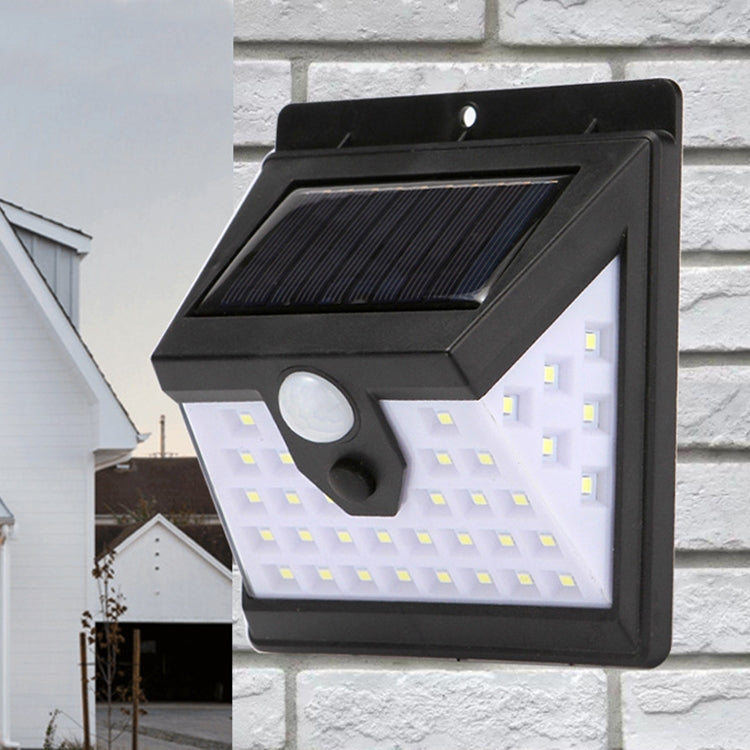 40 LEDs Solar Outdoor Body Induction Lamp IP65 Waterproof Wall Street Light, 40 LED