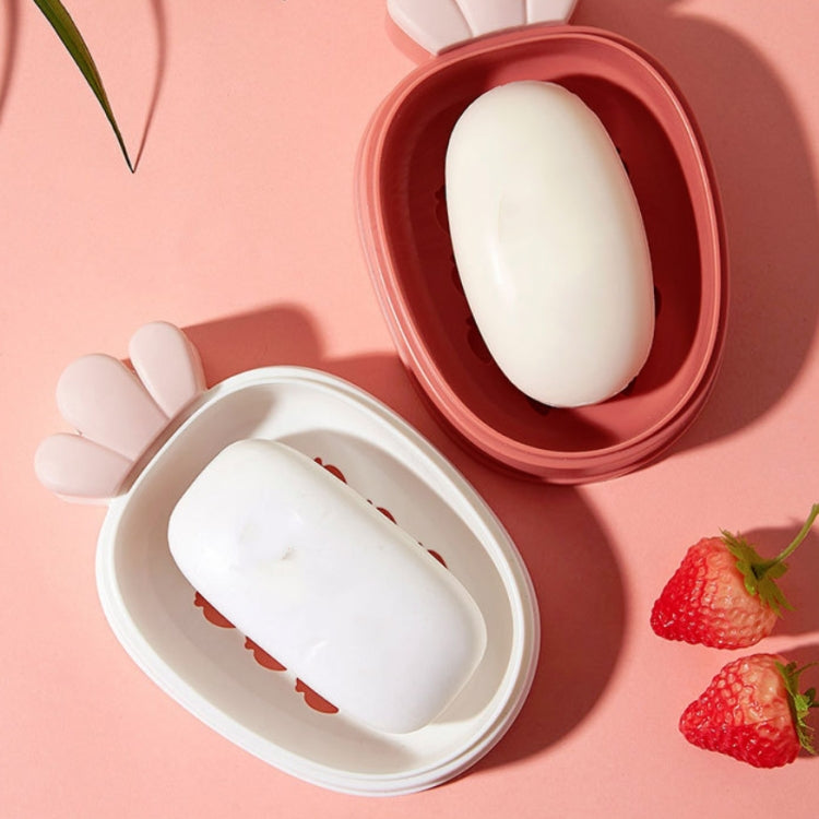 Plastic Soap Box With Lid Drainable Travel Portable Soap Box Random Color, 6 PCS Soap Box