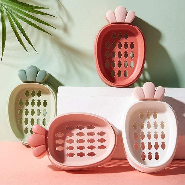 Plastic Soap Box With Lid Drainable Travel Portable Soap Box Random Color, 6 PCS Soap Box