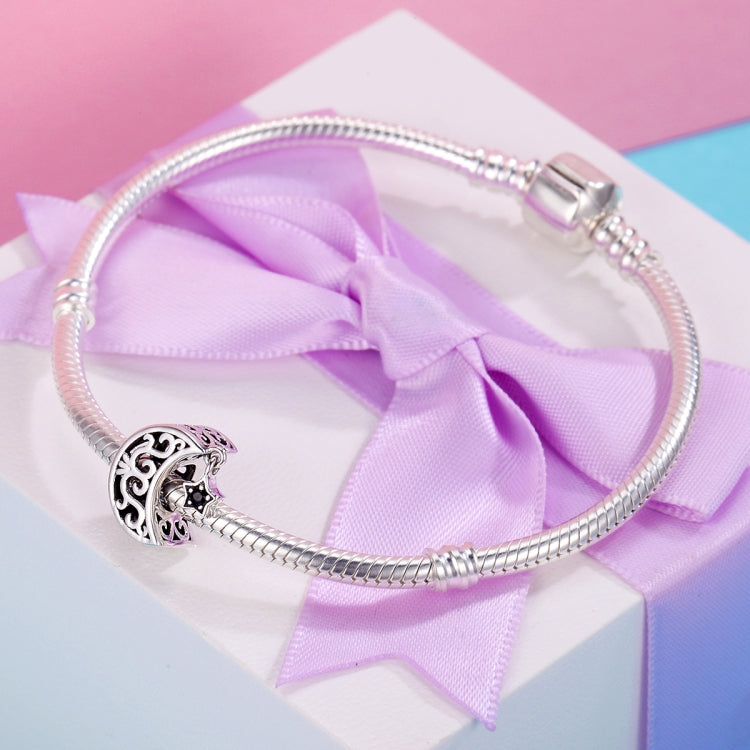 S925 Sterling Silver Star And Moon DIY Bead Accessories