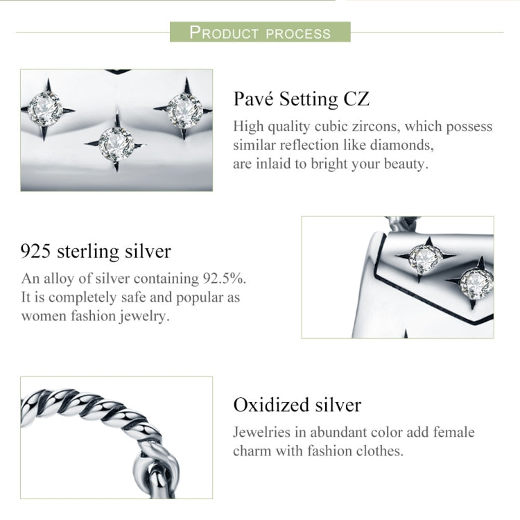 S925 Sterling Silver Diamond-studded Loose Beads Elegant Sachet Bracelet Beads