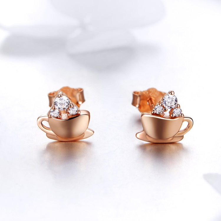 Coffee Shape Earrings Simple Girl Jewelry, SCE592