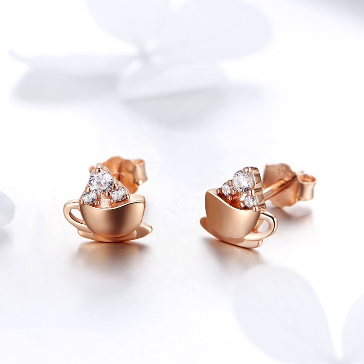 Coffee Shape Earrings Simple Girl Jewelry, SCE592