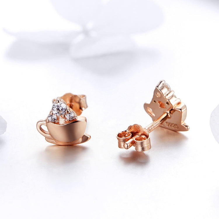Coffee Shape Earrings Simple Girl Jewelry, SCE592