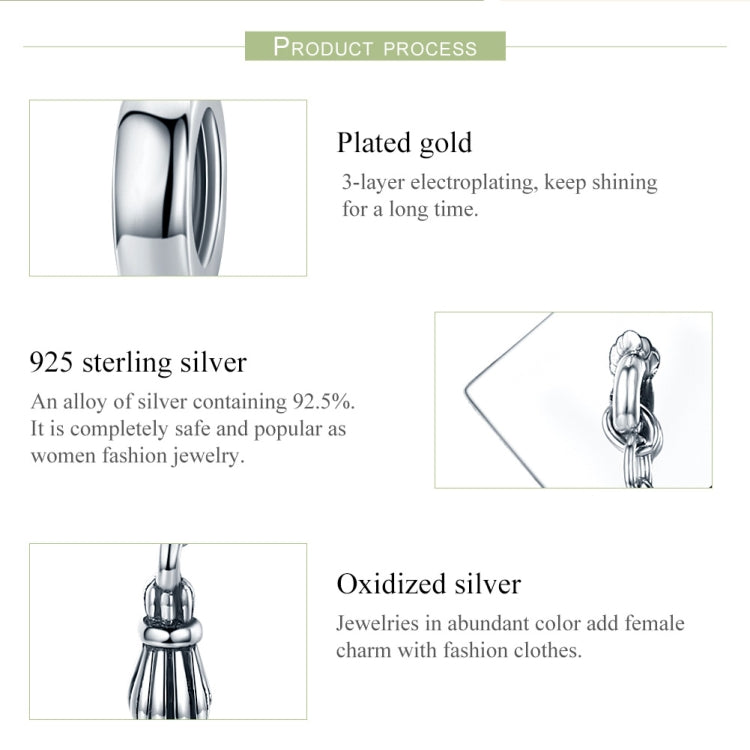 University Hat Charm S925 Sterling Silver Loose Beads DIY Bracelet Aaccessories