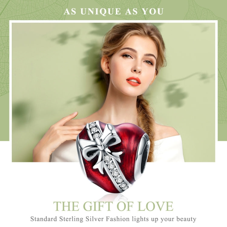 Valentines Day Love Gift Loose Beads S925 Sterling Silver DIY Bracelet Accessories, SCC741