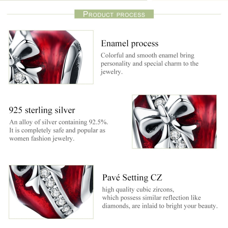 Valentines Day Love Gift Loose Beads S925 Sterling Silver DIY Bracelet Accessories, SCC741