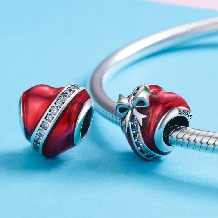 Valentines Day Love Gift Loose Beads S925 Sterling Silver DIY Bracelet Accessories, SCC741