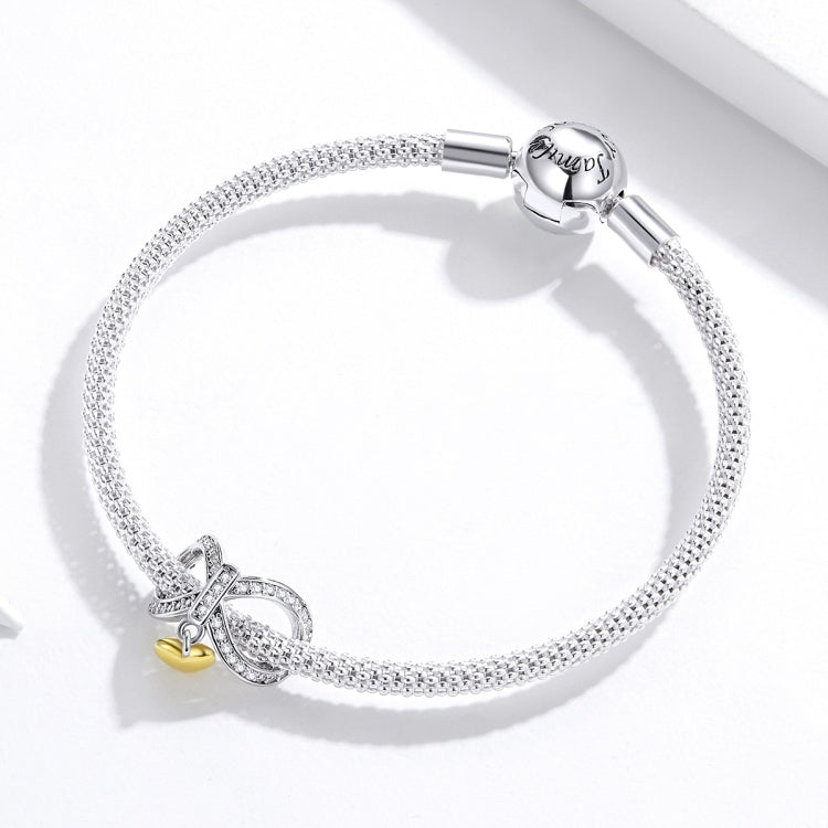 Infinite Love S925 Sterling Silver Necklace Charm DIY Beaded Bracelet Sterling Silver Accessories