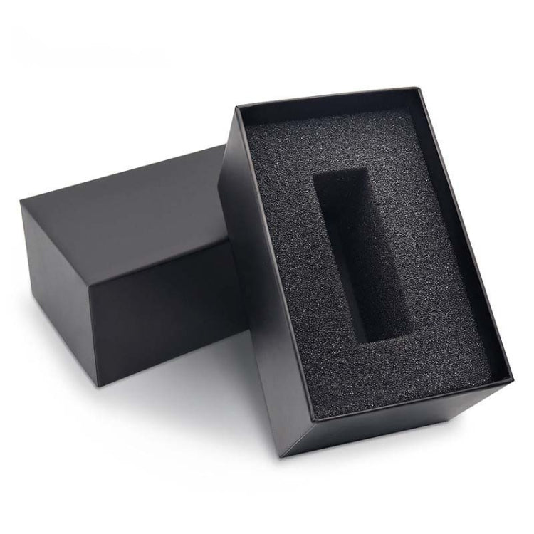 BAOGELA Paper + Sponge Square Watch Packaging Box Black Watch Gift Box, Size: 12.1 x 7.6 x 6.8cm, 12.1 x 7.6 x 6.8cm