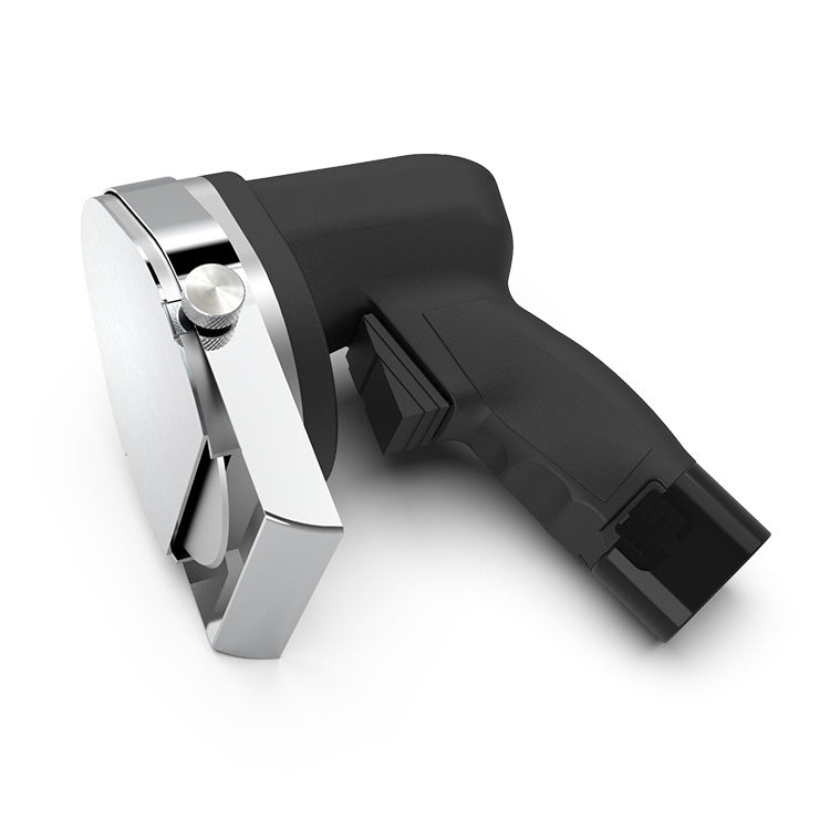 Electric Barbecue Slicing Machine Rechargeable Handheld Barbecue Slicing Knife EU Plug, Black