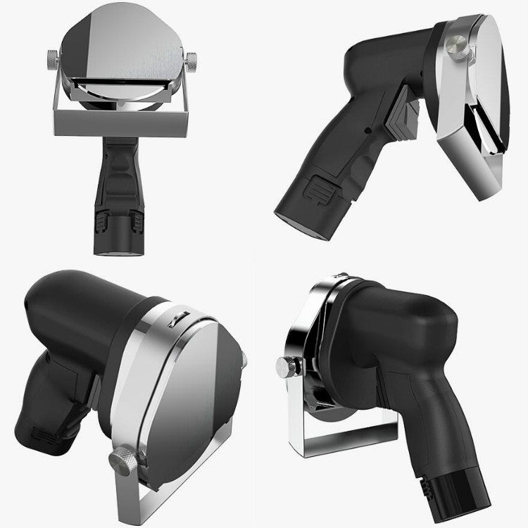 Electric Barbecue Slicing Machine Rechargeable Handheld Barbecue Slicing Knife EU Plug, Black