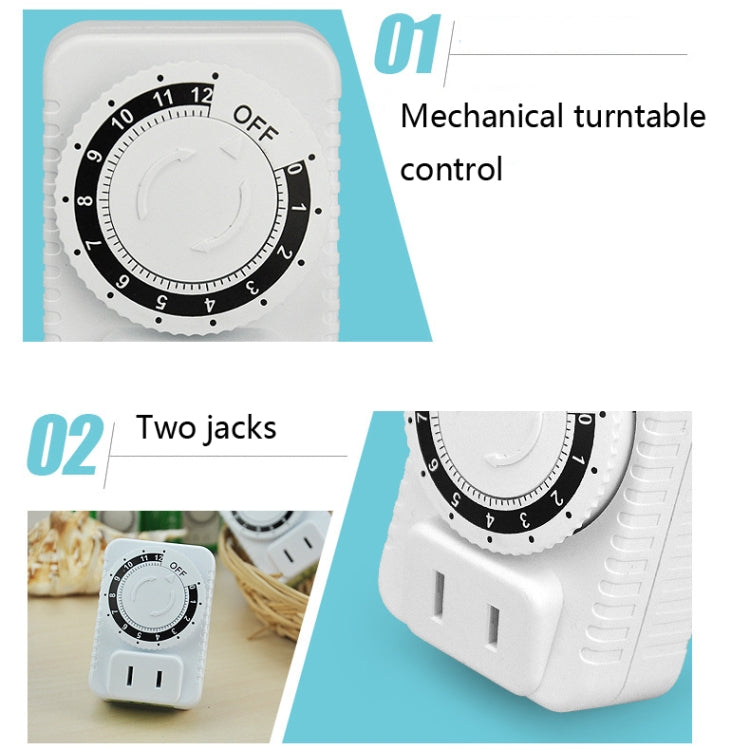 2 PCS ChangXin Electric Vehicle Timer Charger Mechanical Timer Socket Countdown Off Timer Socket, CX-05 220V, CX-05 110V
