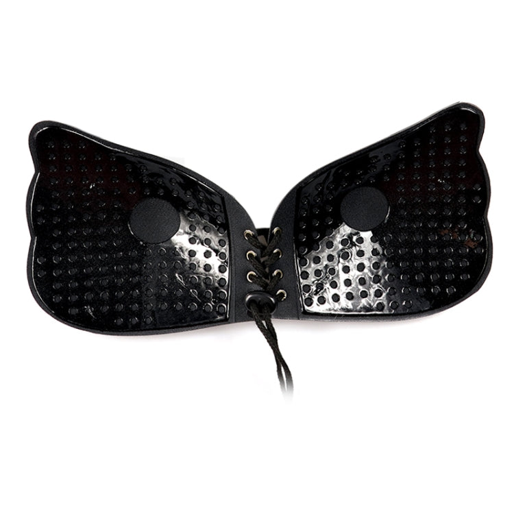 Women Self-Adhesive Strapless Bandage Blackless Solid Bra Silicone underwear Invisible Bra, S, M, L, XL