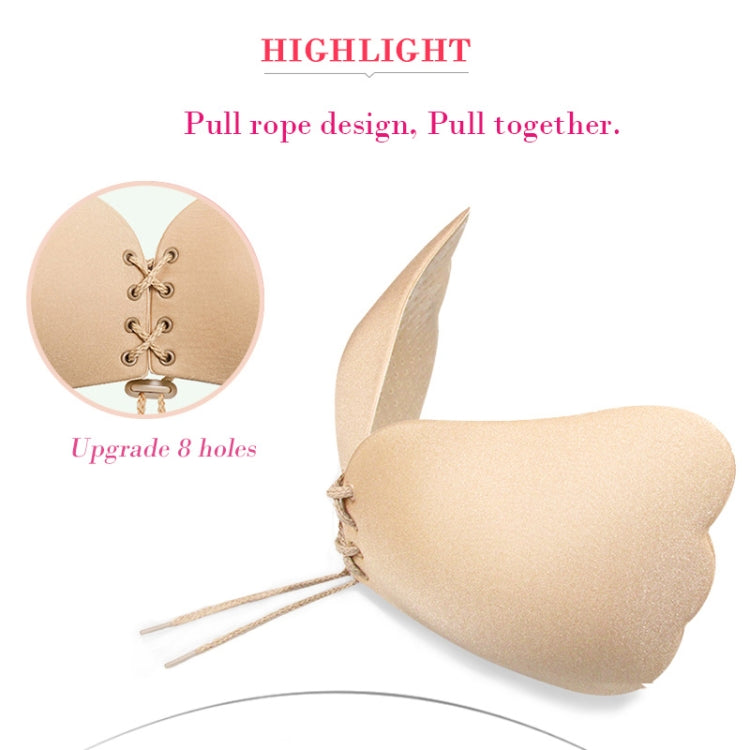 Women Self-Adhesive Strapless Bandage Blackless Solid Bra Silicone underwear Invisible Bra, S, M, L, XL