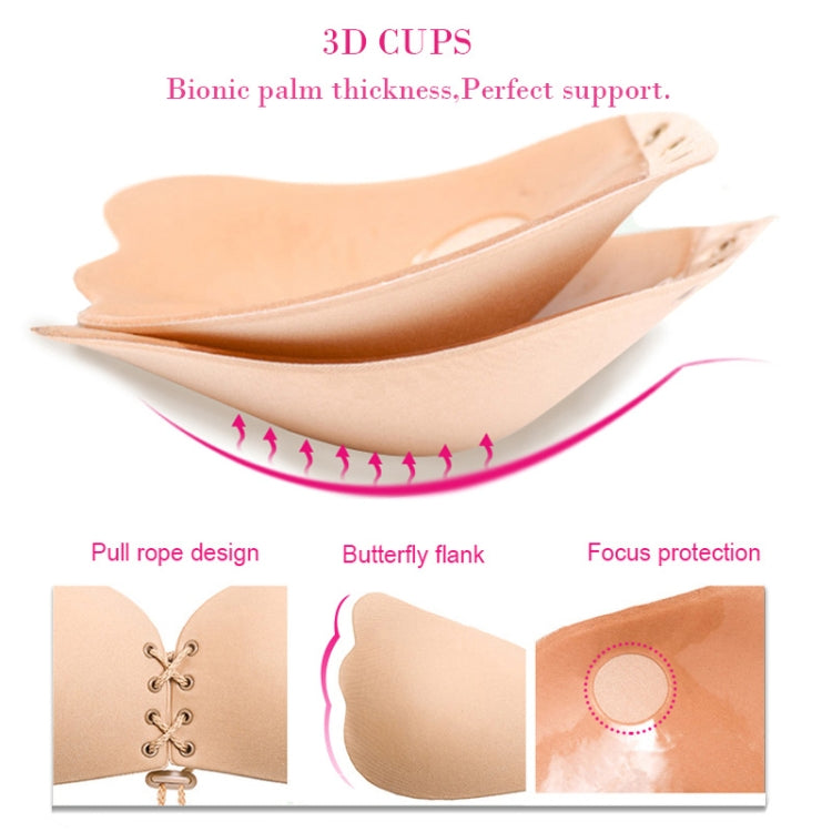 Women Self-Adhesive Strapless Bandage Blackless Solid Bra Silicone underwear Invisible Bra, S, M, L, XL