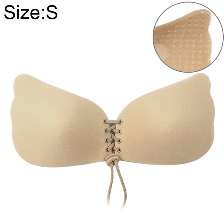 Women Self-Adhesive Strapless Bandage Blackless Solid Bra Silicone underwear Invisible Bra, S, M, L, XL